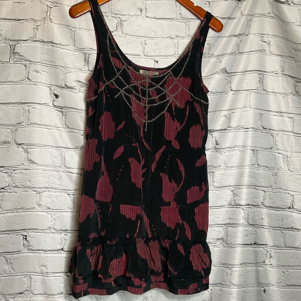 Ecote Black and Pink Dress sz small